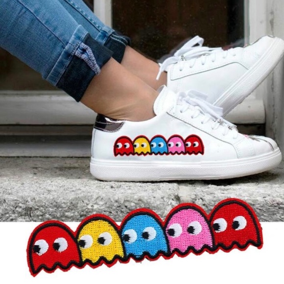 PAC-MAN Jackets & Blazers - PAC MAN iron on patch applique VSCO denim game